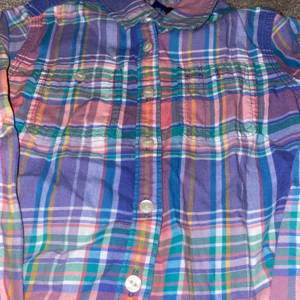 Spring Colored Button Up - Picture 2 of 4